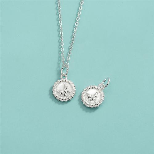 925 Sterling Silver Pendant DIY 10mm Sold By PC