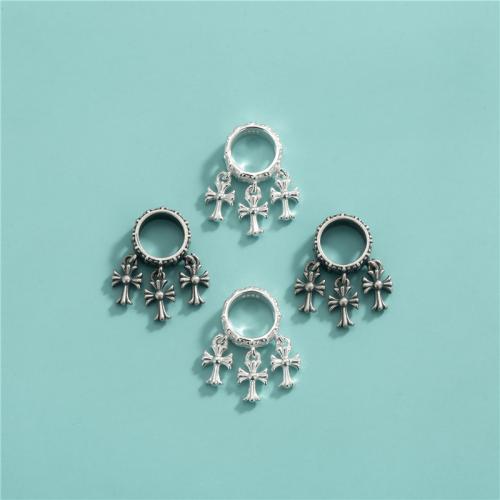 Gioielli Spacer Beads, 925 sterline d'argento, DIY, nessuno, 11.40x22.50mm, Foro:Appross. 2.2mm, Venduto da PC