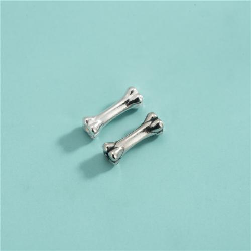 925 Sterling Silber Perlen, 925er Sterling Silber, DIY, keine, 12.30x4mm, Bohrung:ca. 1mm, verkauft von PC