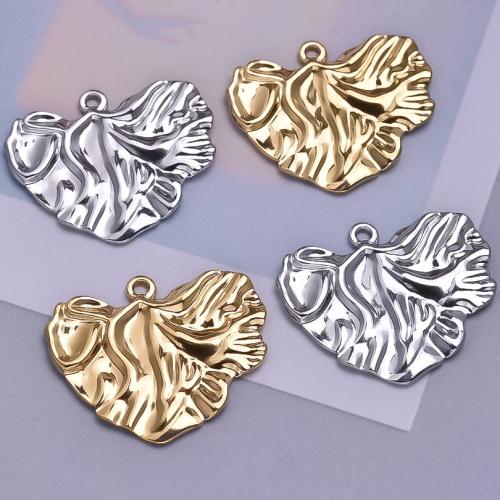 Stainless Steel Pendants 304 Stainless Steel irregular plated DIY Sold By PC