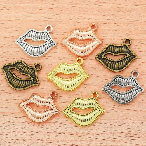 Zinc Alloy Pendants Lip plated DIY Sold By Bag