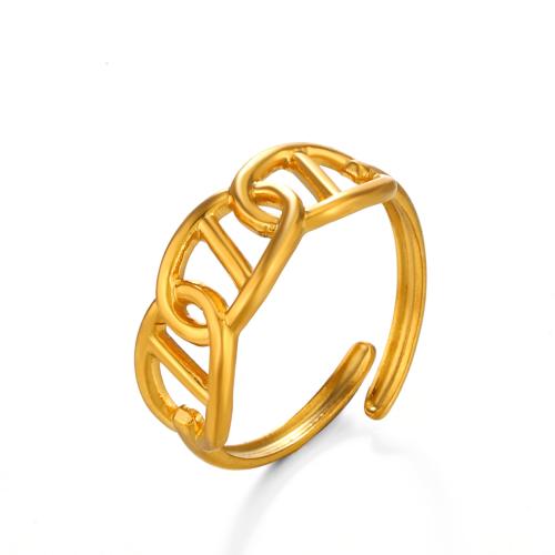 Stainless Steel Finger Ring 304 Stainless Steel fashion jewelry & for woman & hollow Sold By PC