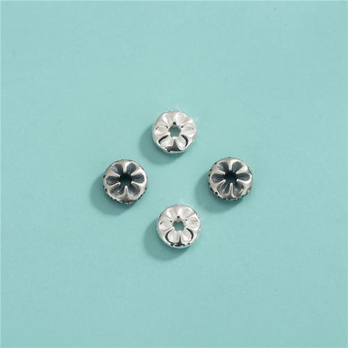 925 Sterling Silber Perlen, 925er Sterling Silber, DIY, keine, 7x2.60mm, Bohrung:ca. 2mm, verkauft von PC