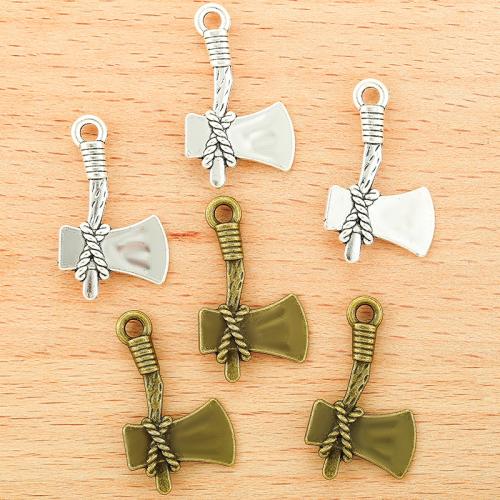 Zinc Alloy Tool Pendants Axe plated DIY Sold By Bag