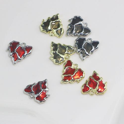 Zinc Alloy Heart Pendants plated DIY & enamel nickel lead & cadmium free Sold By PC