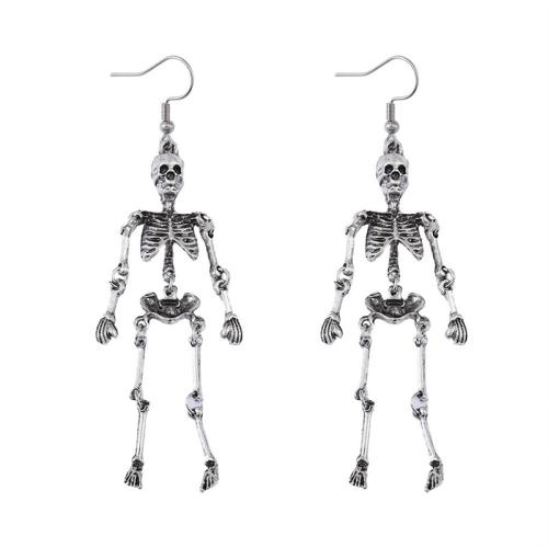 Sinc Alloy Earrings, plátáilte, do bhean, airgid, Díolta De réir Péire