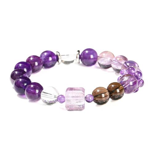 Amethyst Armband, handgemacht, Modeschmuck & für Frau, beads length 10mm, Länge ca. 6-7 ZollInch, verkauft von PC