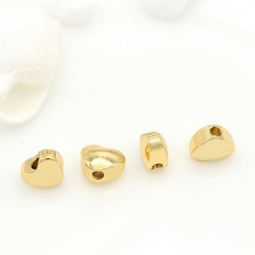 Brass Jewelry Beads Heart DIY Sold By PC