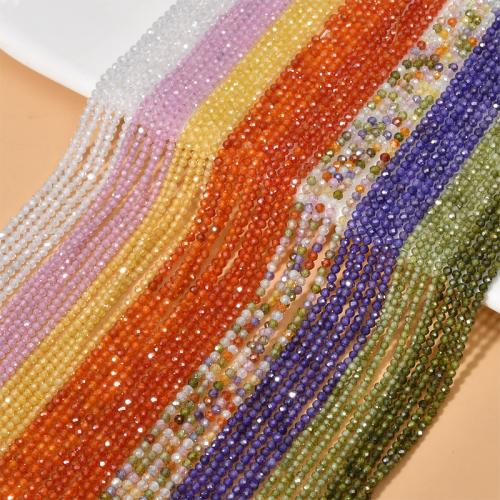 Cubic Zirconia Kraal, DIY, meer kleuren voor de keuze, 2mm, Ca 180pC's/Strand, Verkocht door Strand