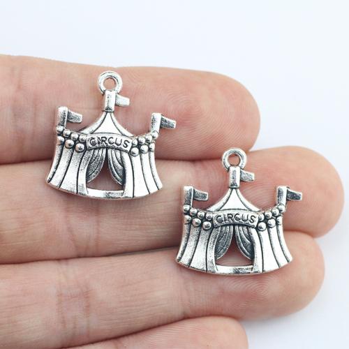 Zinc Alloy Pendants antique silver color plated DIY Sold By Bag