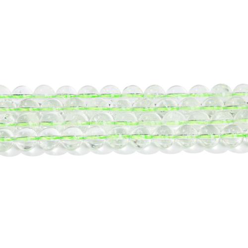 Natural Quartz Jewelry Beads Green Quartz Round polished DIY Sold By Strand