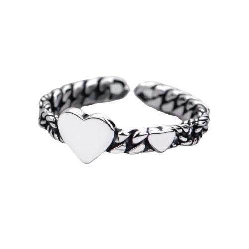 Brass Finger Ring Heart fashion jewelry & for woman Sold By PC