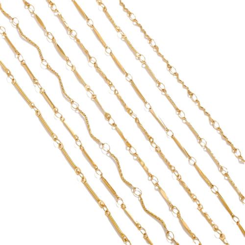 Stainless Steel Jewelry Chain 304 Stainless Steel DIY Sold By Bag