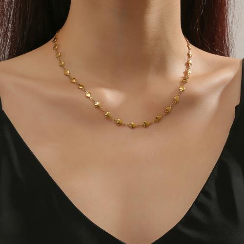 Schmucksets, Titanstahl, goldfarben plattiert, Modeschmuck & verschiedene Stile für Wahl, goldfarben, Necklace length 40CM,Bracelet length 16CM, verkauft von PC