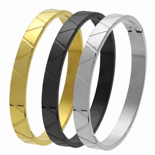 Stainless Steel Bangle 304 Stainless Steel plated for woman Sold By PC