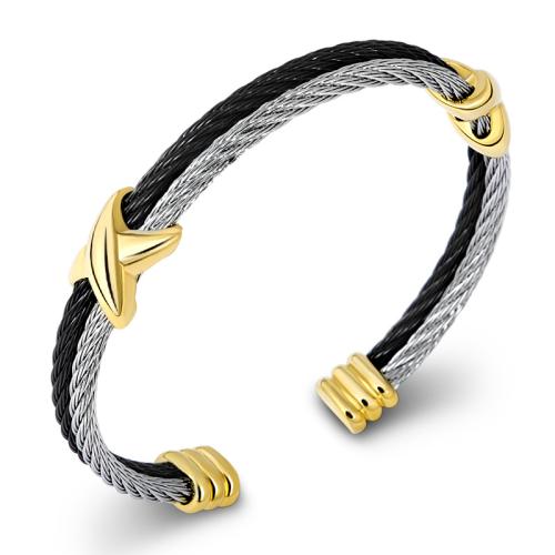 Nerūdijančio plieno Bangle, 304 Nerūdijantis plienas, unisex, daugiau spalvų pasirinkimas, Pardavė PC