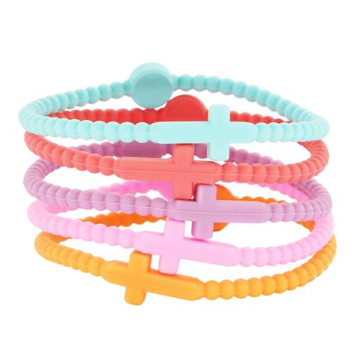 Braccialetti in silicone, 5 pezzi & lunghezza differente per scelta & per i bambini, nessuno, Venduto da set