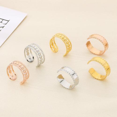 Rozsdamentes acél Finger Ring, 304 rozsdamentes acél, különböző stílusokat a választás & a nő, több színt a választás, Által értékesített PC