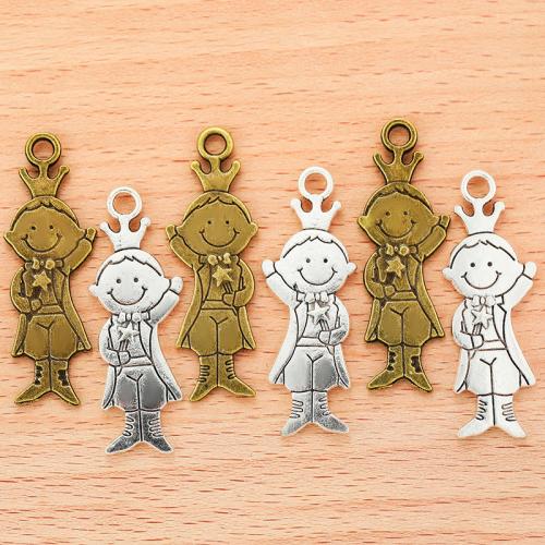 Zinc Alloy Pendants Boy plated DIY Sold By Bag