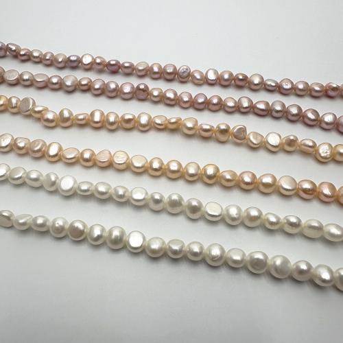 Keishi kultivované sladkovodní perle, Sladkovodní Pearl, DIY, více barev na výběr, 5-6mm, Prodáno za Cca 37 cm Strand