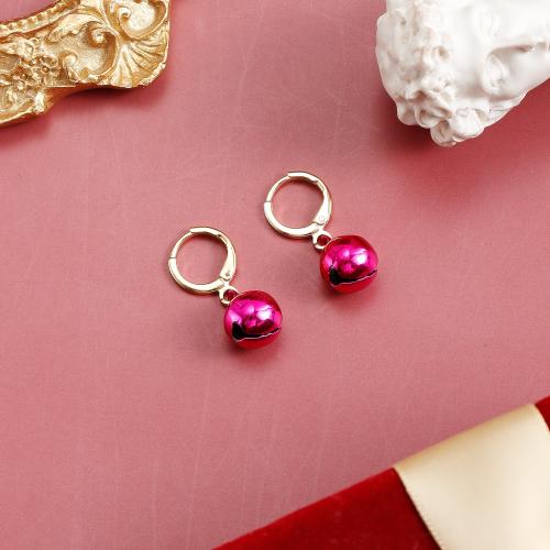 Zinc Alloy Drop Earrings plated Christmas Design & fashion jewelry & for woman Sold By Pair