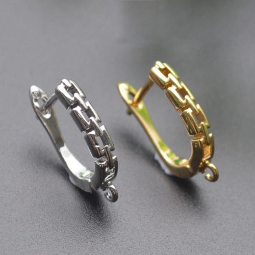 Brass Lever Back Earring Component plated DIY Sold By PC