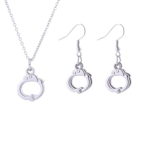 Zinklegering Sieraden Sets, Zinc Alloy, gepolijst, verschillende stijlen voor de keuze & voor vrouw, meer kleuren voor de keuze, Verkocht door PC