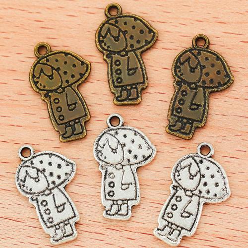 Zinc Alloy Pendants Girl plated DIY Sold By Bag