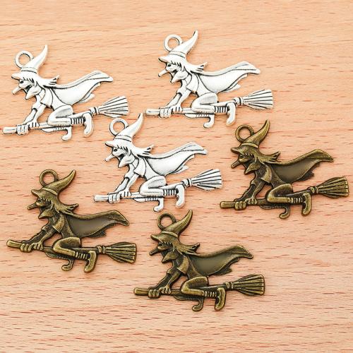 Zinc Alloy Pendants Sorcerer plated DIY Sold By Bag