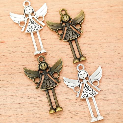 Zinc Alloy Pendants Angel plated DIY Sold By Bag