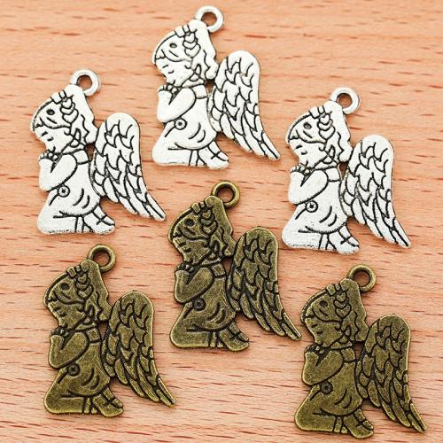 Zinc Alloy Pendants Angel plated DIY Sold By Bag