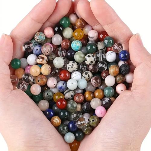 Gemstone šperky Korálky, Drahokam, Přírodní & DIY & různé velikosti pro výběr & smíšený, Cca 100PC/Lot, Prodáno By Lot