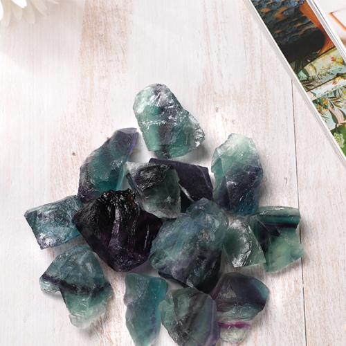 Fashion Decoration Colorful Fluorite irregular Sold By PC