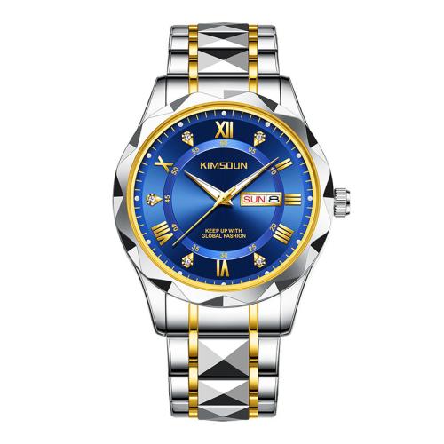 Men Wrist Watch Zinc Alloy with Glass Life water resistant & Chinese movement & for man & luminated Dial diameter 41mm Band width 20mm Sold By PC