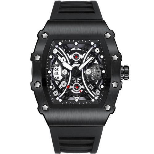 Fir Wrist Watch, Sinc Alloy, le Gloine & Silicone, Uisce saoil resistant & gluaiseacht na Síne & do fear & luminated, dathanna níos mó le haghaidh rogha, Fad Thart 18 cm, Díolta De réir PC