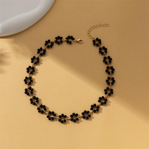 Zinc Alloy Jewelry Necklace with Plastic Pearl fashion jewelry & for woman Sold By PC