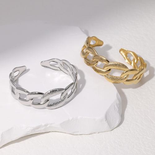 Rozsdamentes acél bangle, 304 rozsdamentes acél, divat ékszerek & a nő, több színt a választás, 20mm, Belső átmérő:Kb 55mm, Által értékesített PC