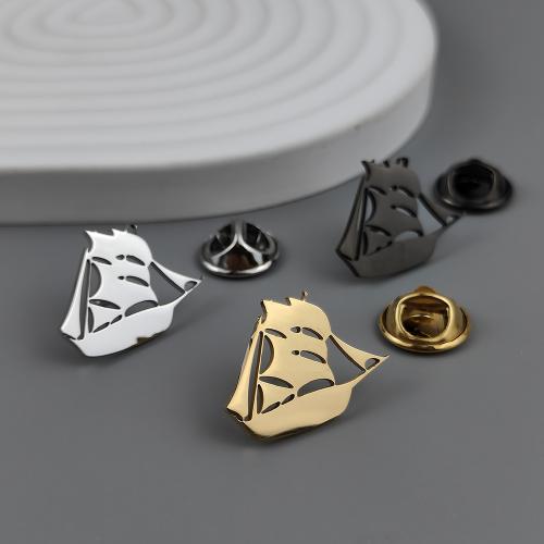 Collar Brooch 304 Stainless Steel fashion jewelry & Unisex Sold By PC