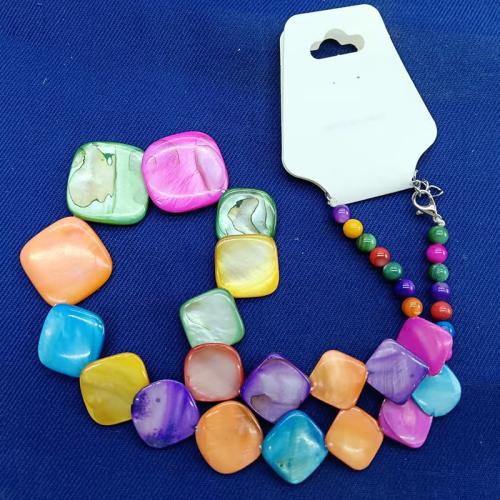 Shell Necklaces fashion jewelry & for woman multi-colored mm Length Approx 40 cm Sold By PC