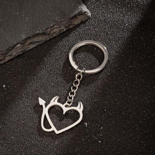 Stainless Steel Key Clasp 304 Stainless Steel Heart plated fashion jewelry Sold By PC