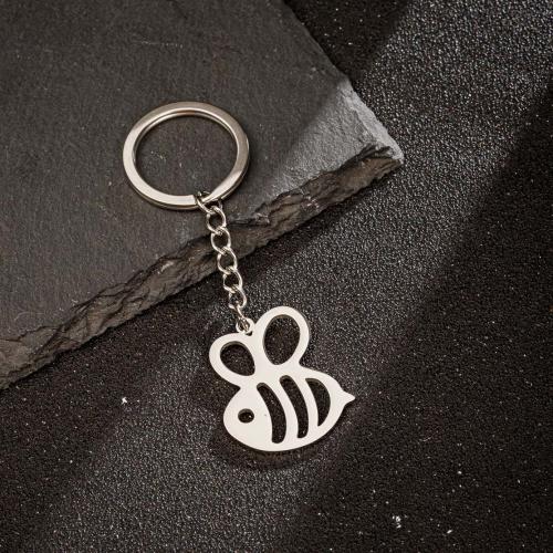 Stainless Steel Key Clasp 304 Stainless Steel Bee plated fashion jewelry Sold By PC