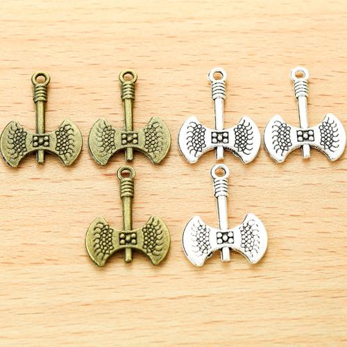 Zinc Alloy Tool Pendants Axe plated DIY Sold By Bag