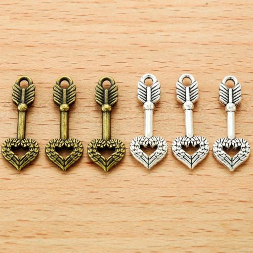 Zinc Alloy Pendants Arrow plated DIY Sold By Bag