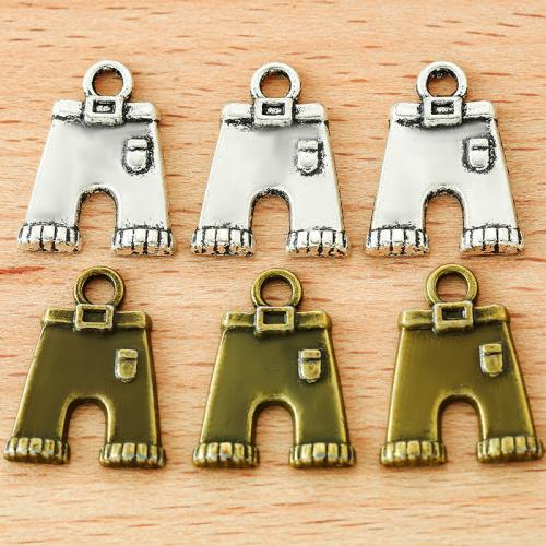 Zinc Alloy Pendants Trousers plated DIY Sold By Bag