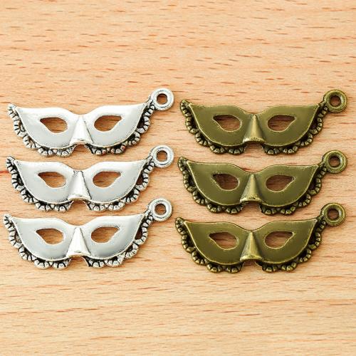 Zinc Alloy Pendants Mask plated DIY Sold By Bag