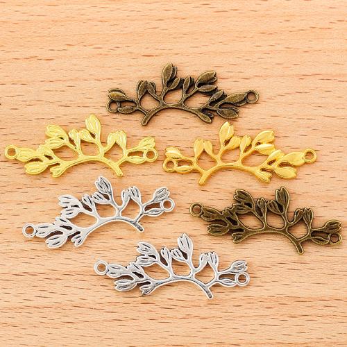 Zinc Alloy Connector Tree plated DIY & 1/1 loop Sold By Bag