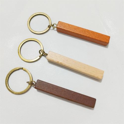 Zinc Alloy Key Clasp Wood with Zinc Alloy Unisex Sold By PC