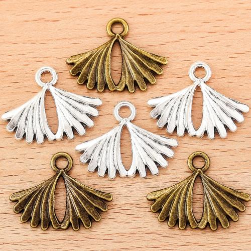 Zinc Alloy Leaf Pendants plated DIY Sold By Bag