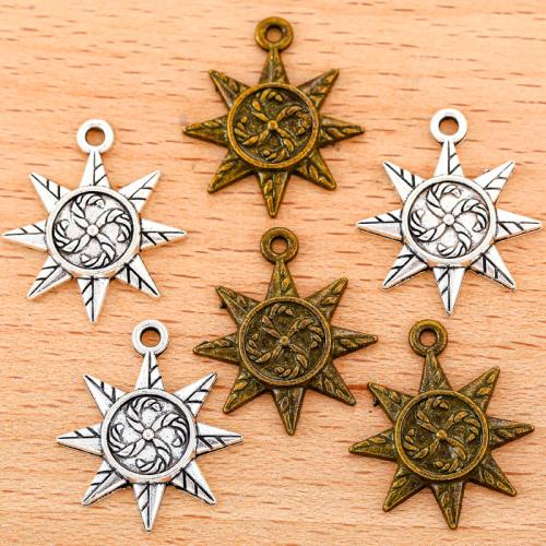 Zinc Alloy Pendants Sun plated DIY Sold By Bag