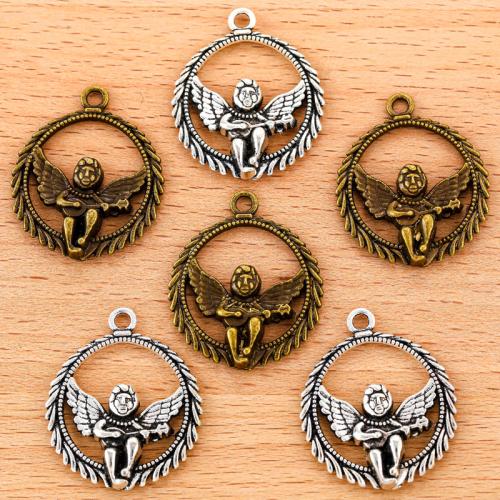 Zinc Alloy Pendants Angel plated DIY Sold By Bag